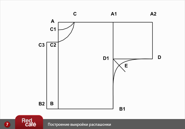 Выкройка косынки для новорожденного Выкройка косынки для новорожденного