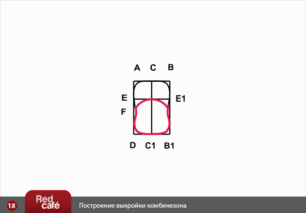 RedCafe | Построение выкройки комбинезона RedCafe | Построение выкройки комбинезона