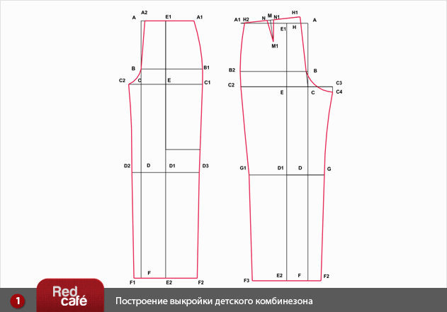 Выкройка комбинезона для ребенка на 2 года Выкройка комбинезона для ребенка на 2 года