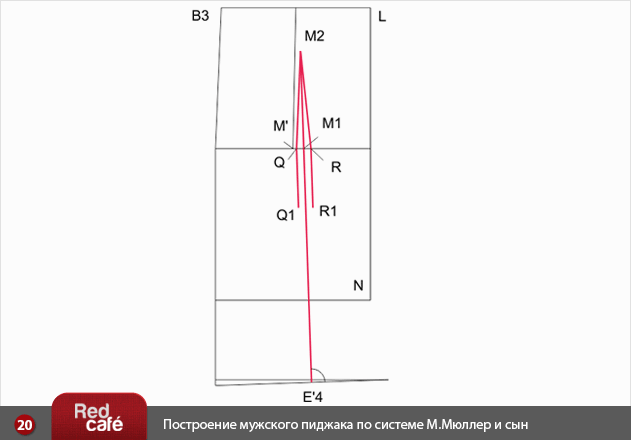 Построение мужского пиджака и рукава к мужскому пиджаку по системе М.Мюллер и сын Построение мужского пиджака и рукава к мужскому пиджаку по системе М.Мюллер и сын
