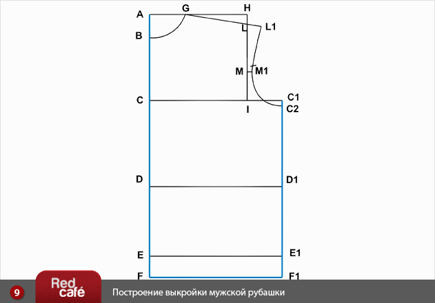 Как построить выкройку рубашки мужской Как построить выкройку рубашки мужской