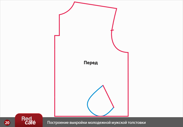Выкройка толстовки для мужчин Выкройка толстовки для мужчин