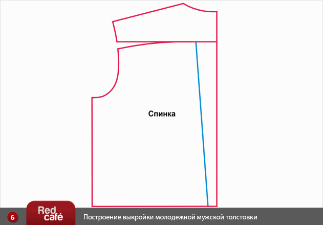Выкройка толстовки для мужчин Выкройка толстовки для мужчин