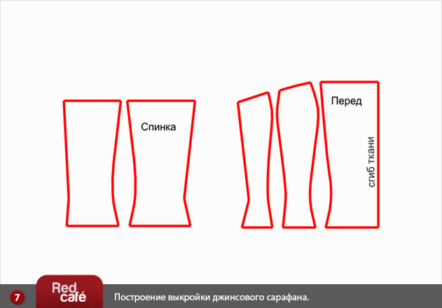 Моделирование выкройки женского сарафана