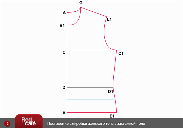 Как построить выкройку для топа Как построить выкройку для топа