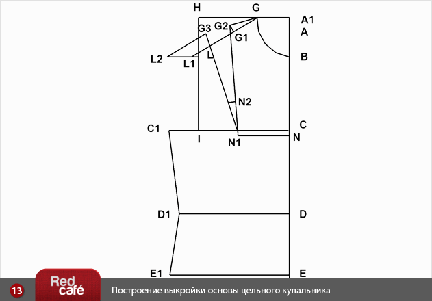 Выкройка купальника | RedCafe.ru Выкройка купальника | RedCafe.ru