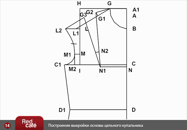 Выкройка спортивного купальника для гимнастики Выкройка спортивного купальника для гимнастики
