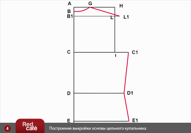 Выкройка купальника | RedCafe.ru Выкройка купальника | RedCafe.ru