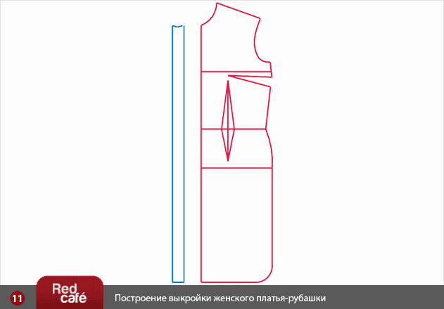 Моделирование платья-рубашки | RedCafe.ru Моделирование платья-рубашки | RedCafe.ru