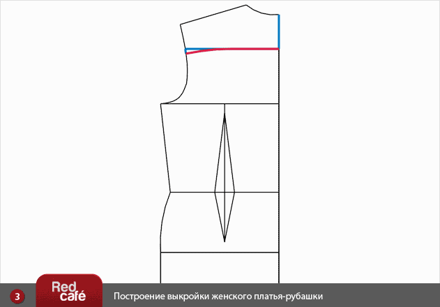 Моделирование платья-рубашки | RedCafe.ru Моделирование платья-рубашки | RedCafe.ru