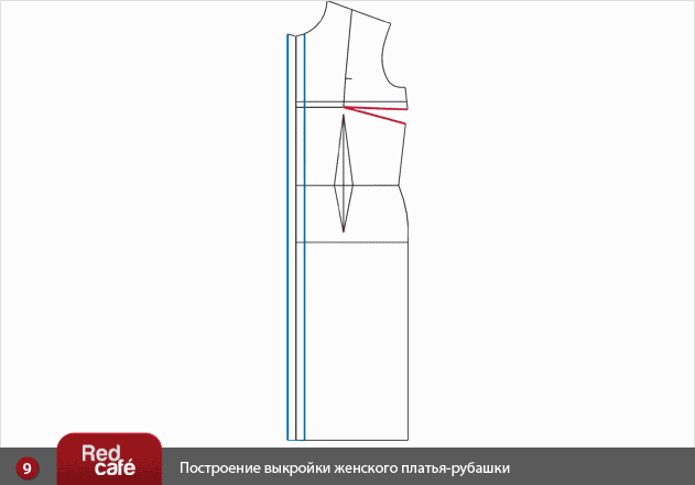 Моделирование платья-рубашки | RedCafe.ru Моделирование платья-рубашки | RedCafe.ru